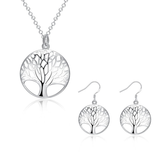 Jewelry set with tree of life motif