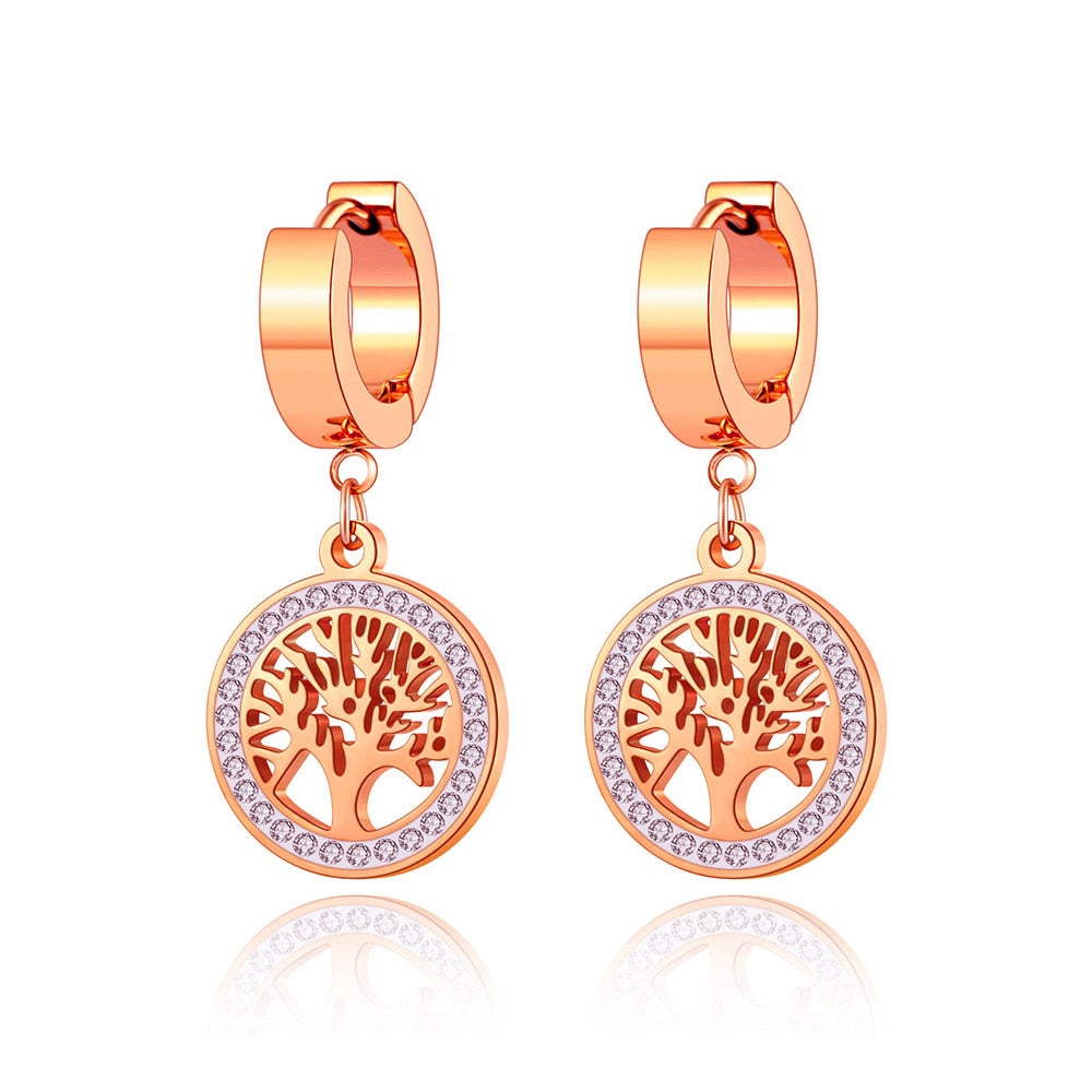 Hanging earrings - Tree of life