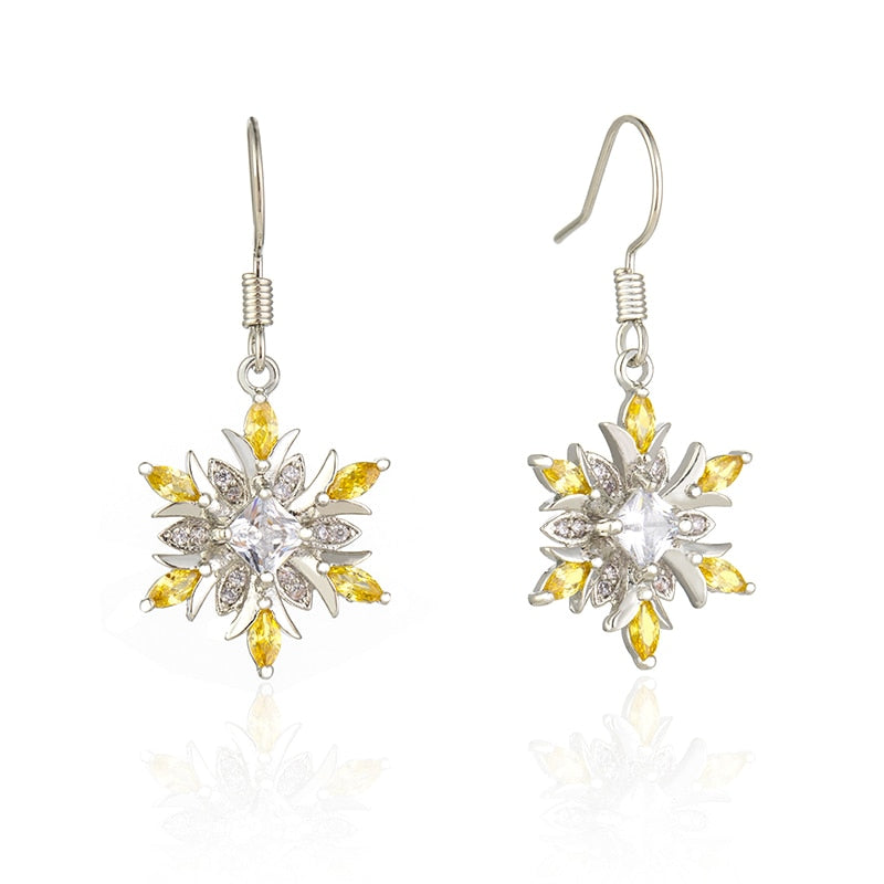 Earrings with a star motif