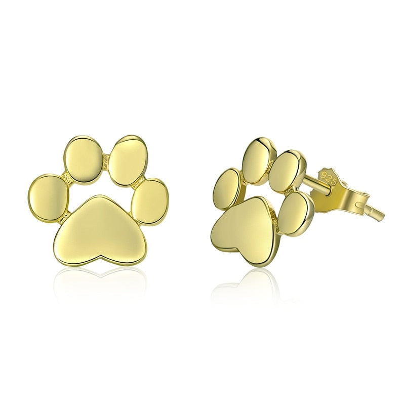 Paw earrings