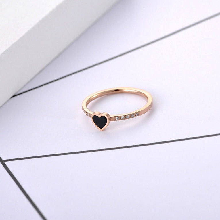 Ring with a heart