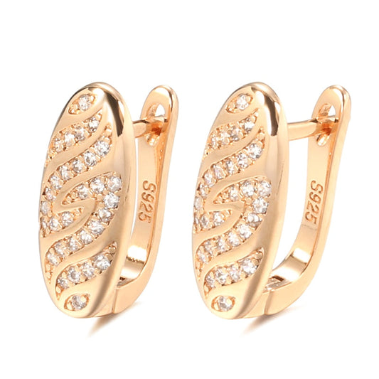 Oval earrings