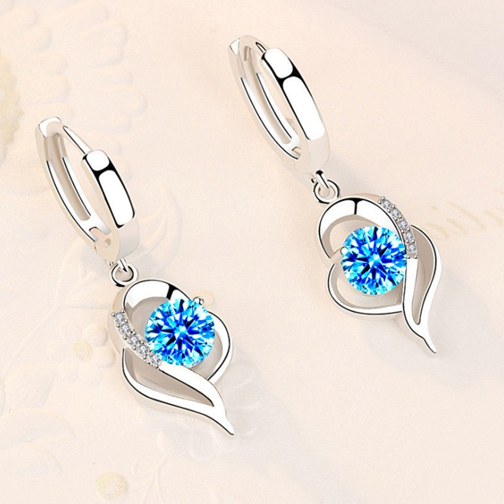 Heart-shaped earrings