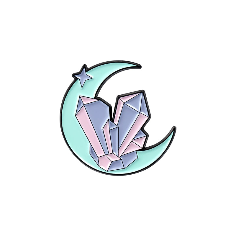 Crystal motif pins
