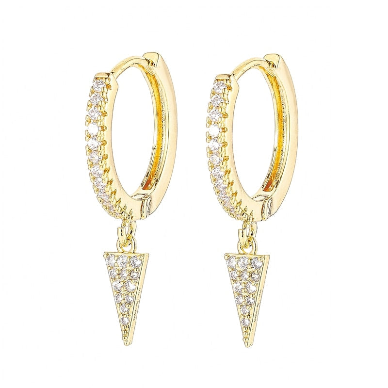 Earrings - triangles