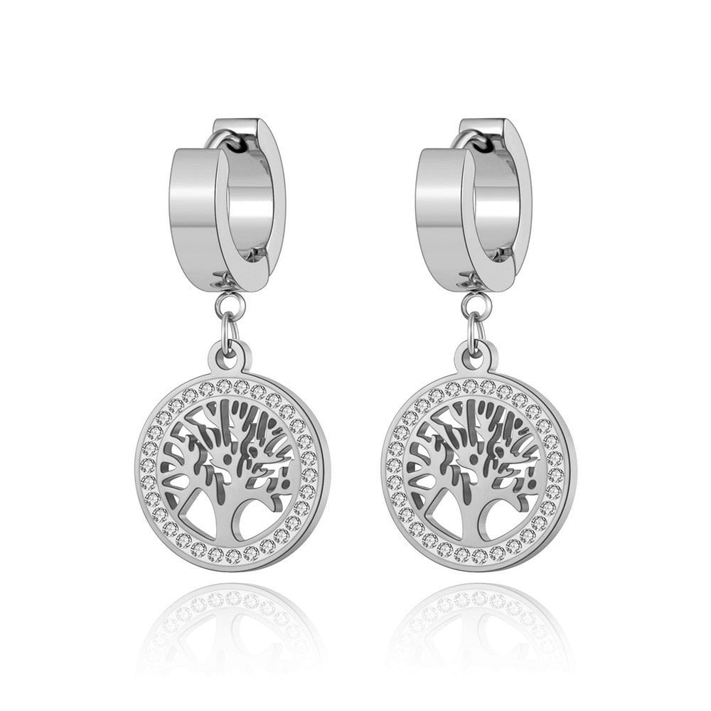 Hanging earrings - Tree of life