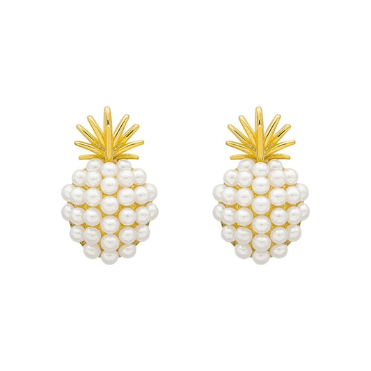 Minimalistic earrings - pineapple