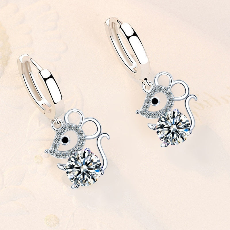 Earrings - mice