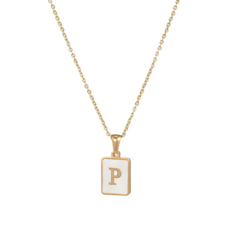 Initial necklace