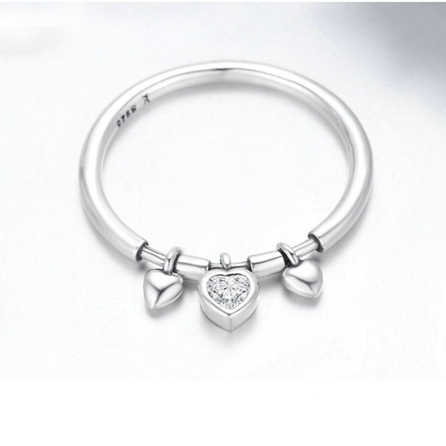 Ring with heart motif