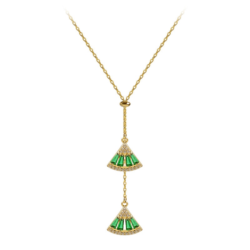 Choker necklace with zircons