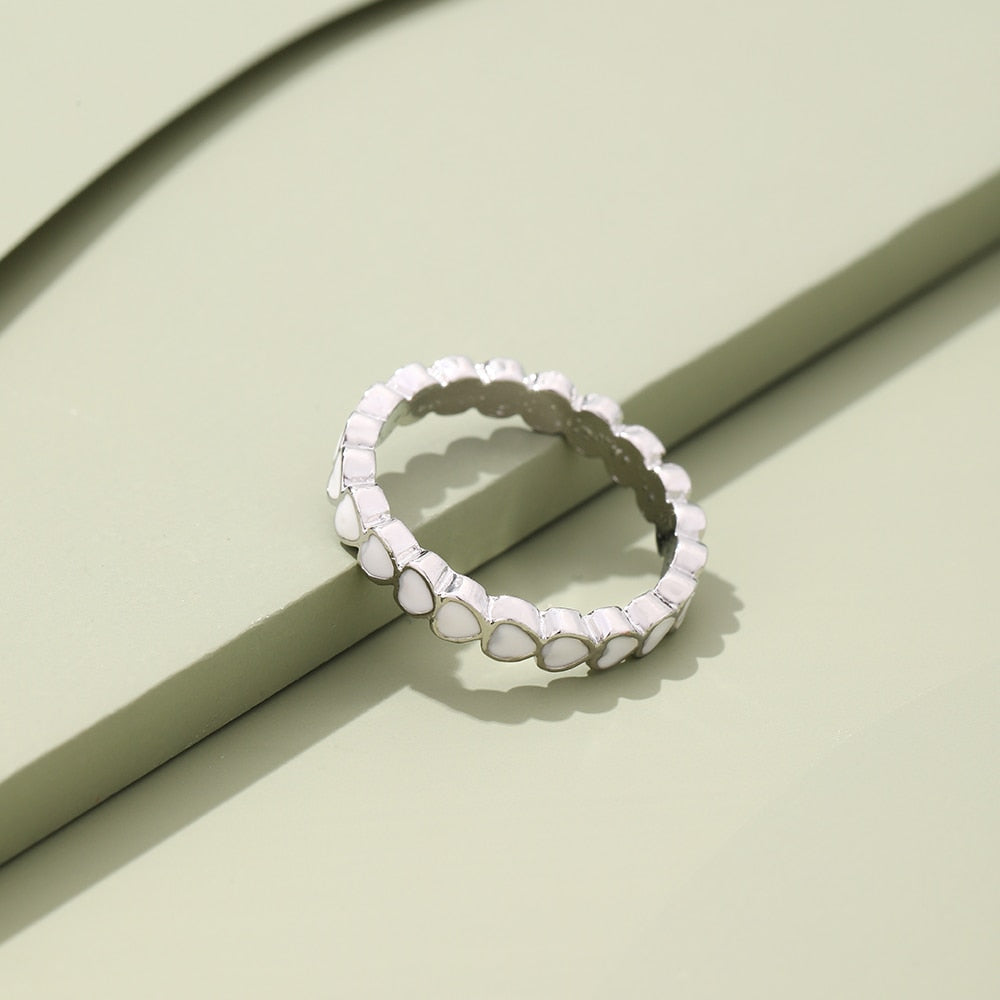 Ring with heart motif