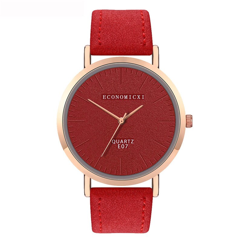 Ladies watch with a matte dial