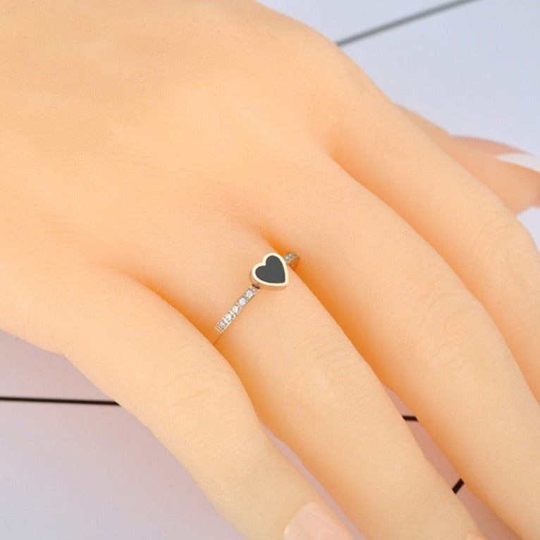 Ring with a heart