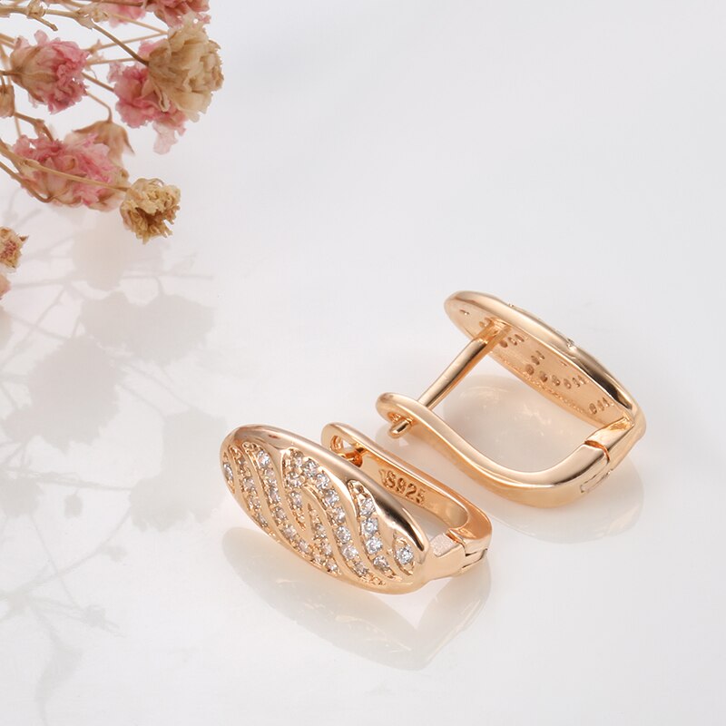 Oval earrings