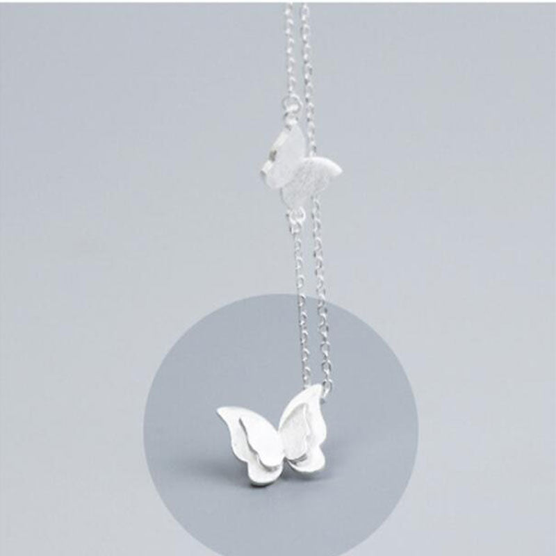 Jewelry set with a butterfly motif