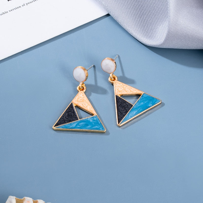 Triangle earrings