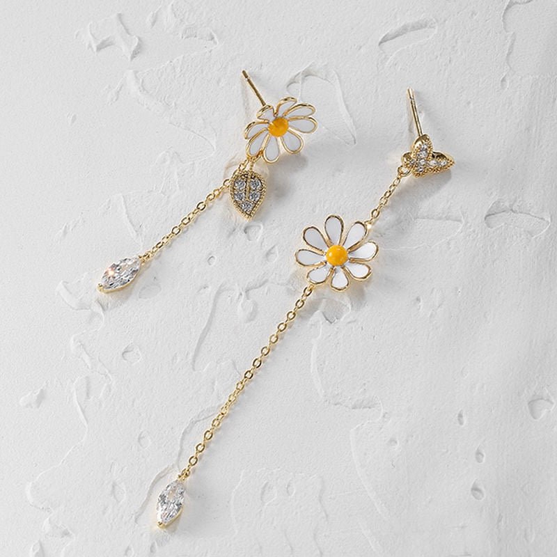 Earrings - daisies