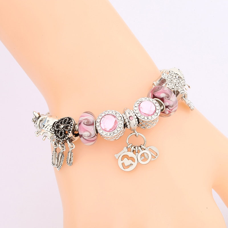 Modular charms bracelet