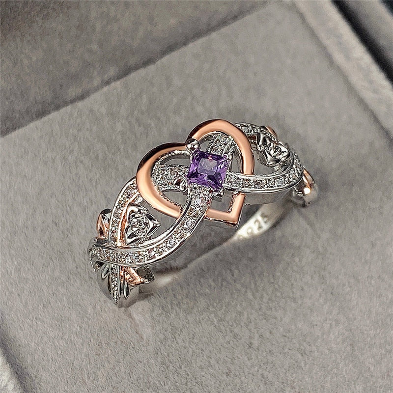 Ring with a heart motif