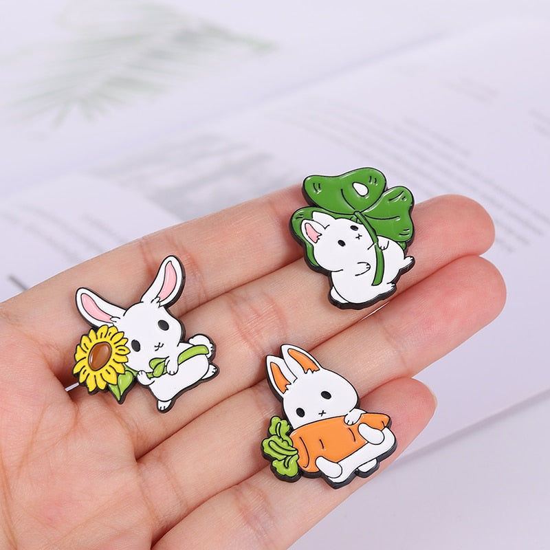 Bunny pins