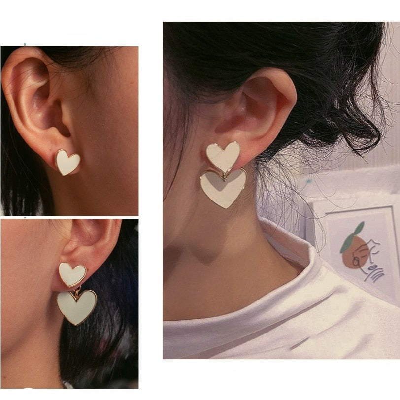 Heart earrings