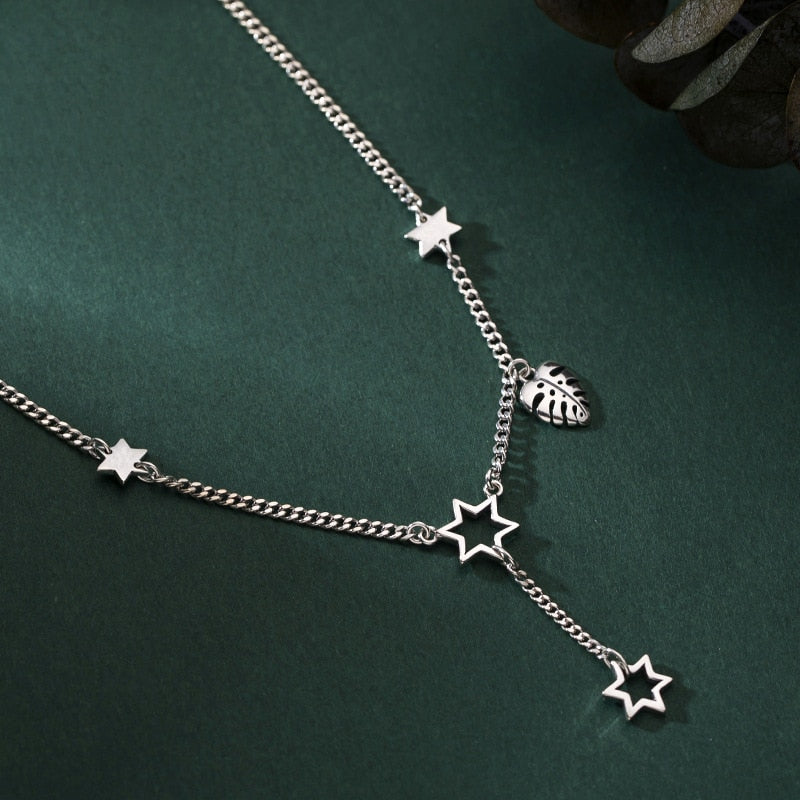 Necklace with stars
