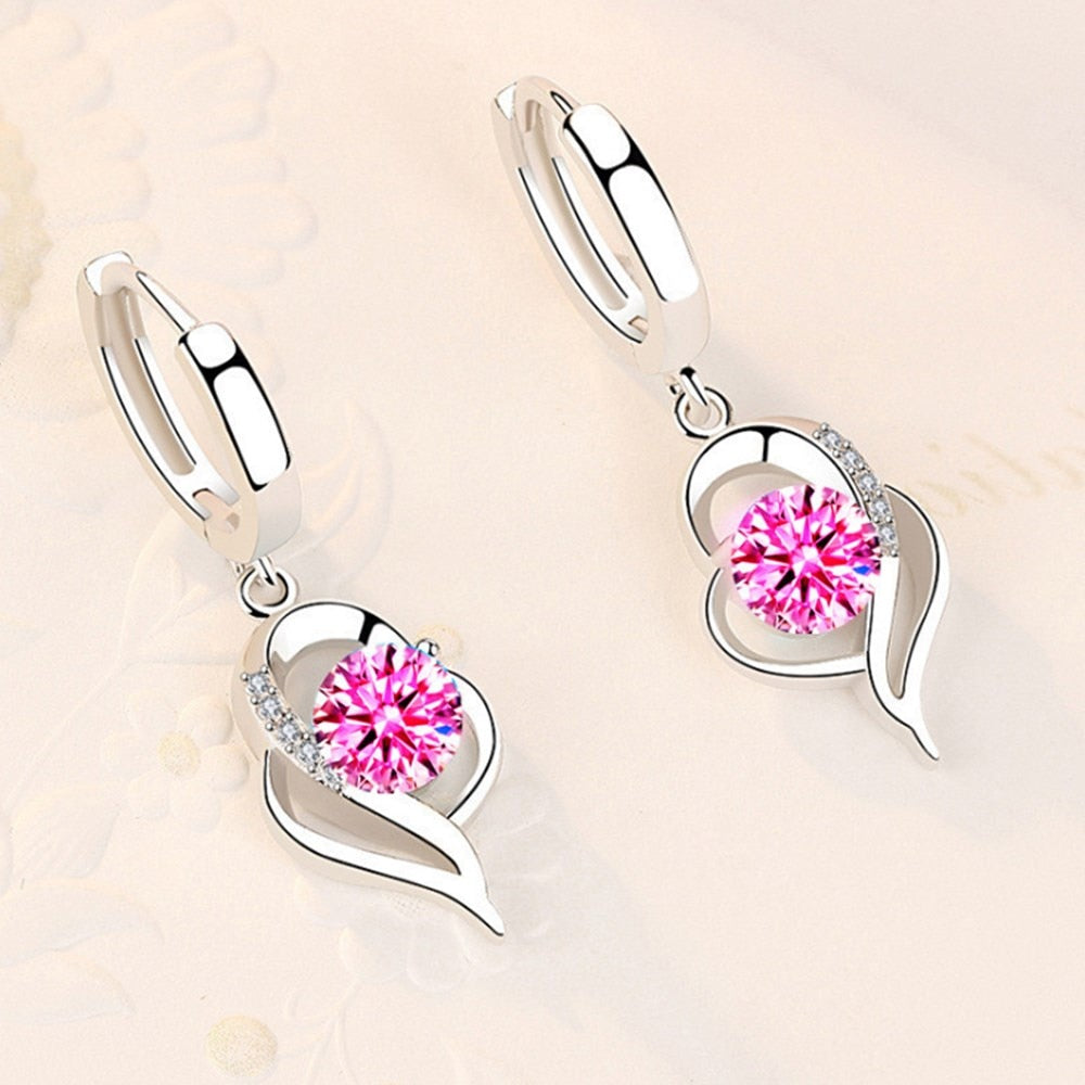 Heart-shaped earrings