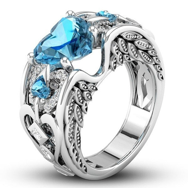 Ring - band with heart