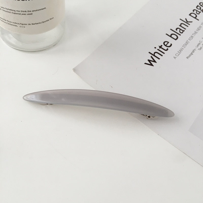 Acrylic rectangular hair clip