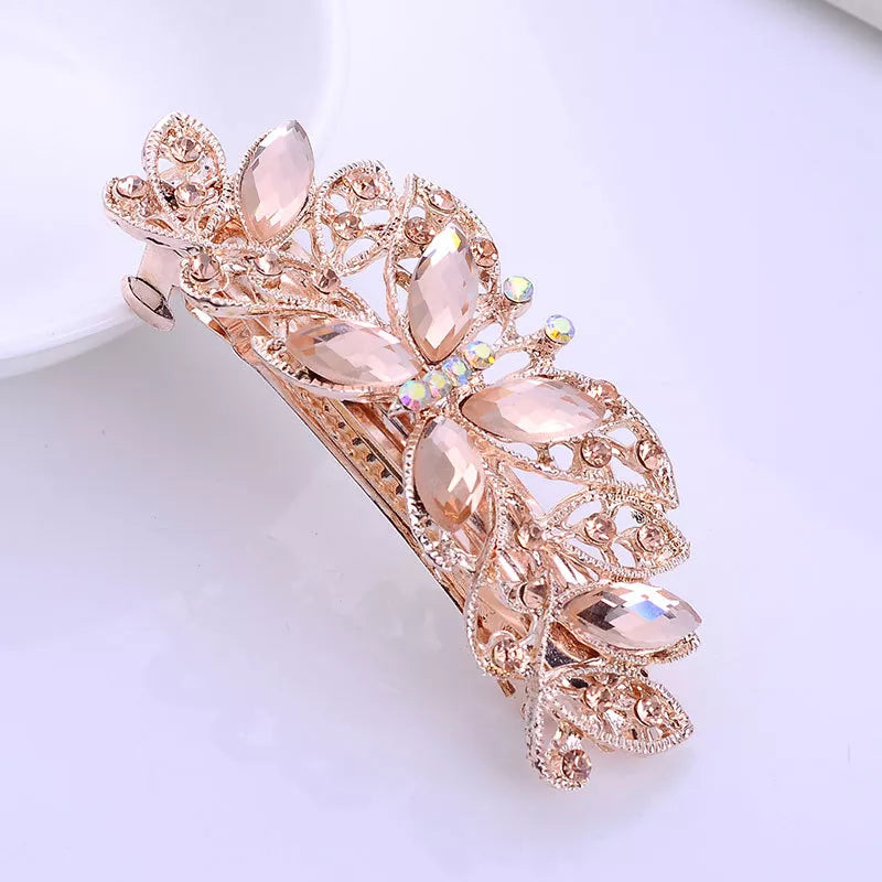 Hair clip with butterfly motif