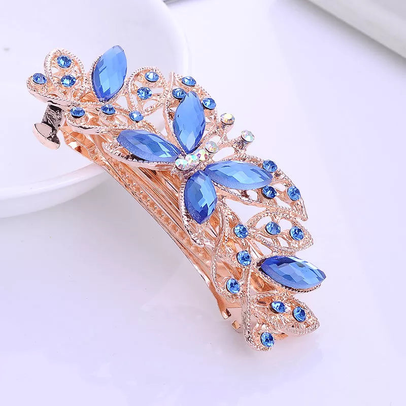 Hair clip with butterfly motif
