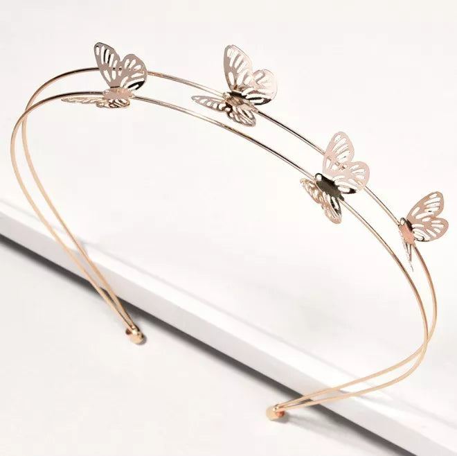 Hairband with a butterfly motif