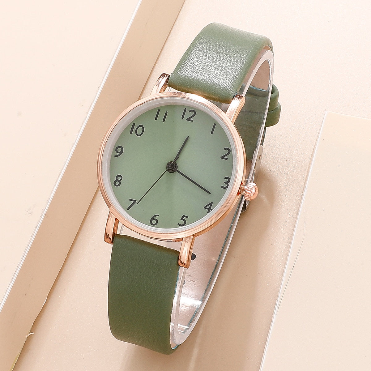 Women's classic watch with a bracelet