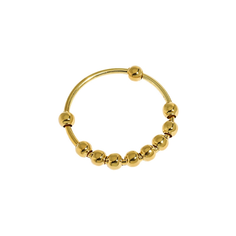 Ring with beads