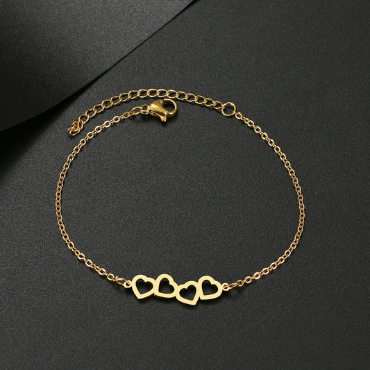 Bracelet with hearts