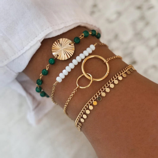 A set of bracelets