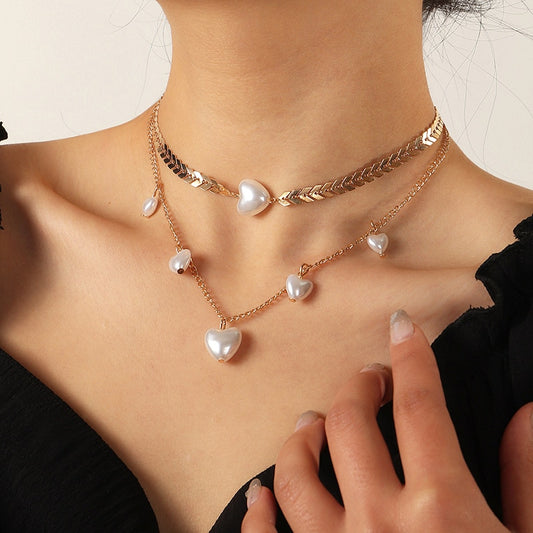 Double choker necklace