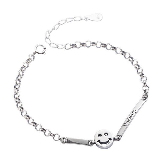 Bracelet with a smiley emoticon