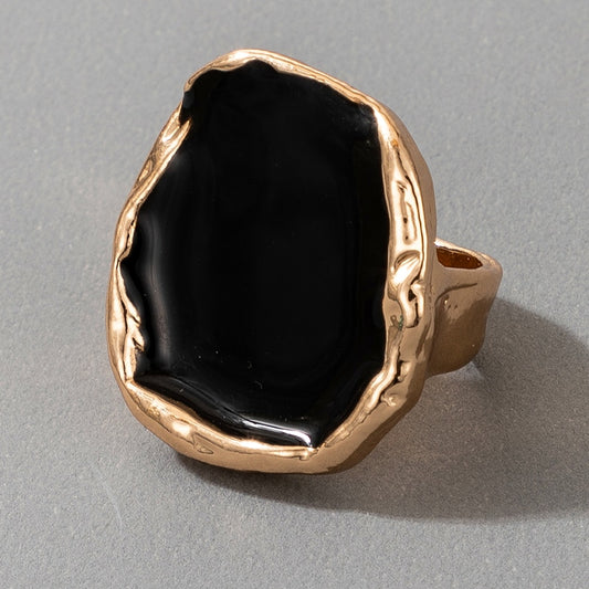 Ring with a large stone