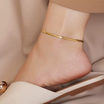 Minimalist ankle bracelet