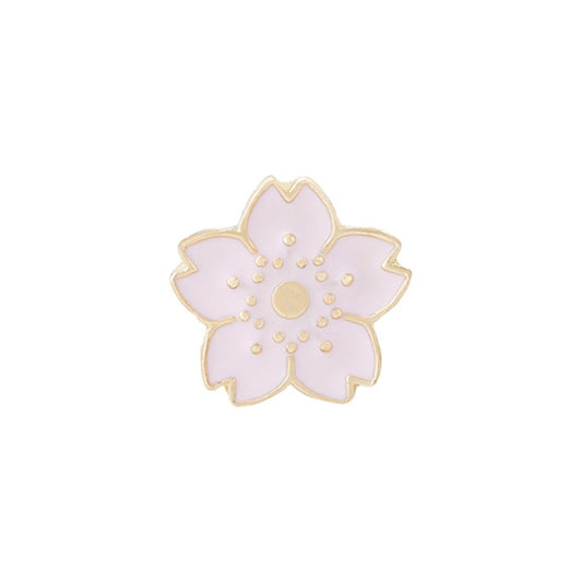 Pin with floral motif