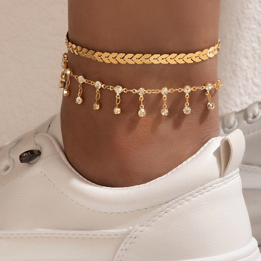 Double ankle bracelet