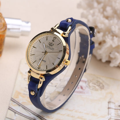 Ladies' watch on a thin strap