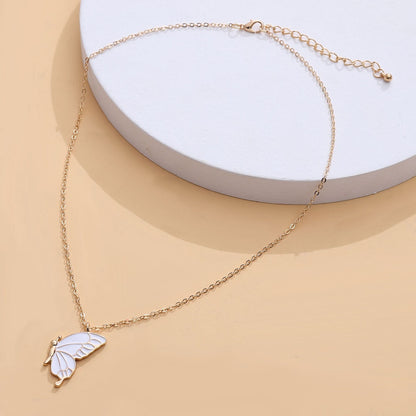 Butterfly necklace set