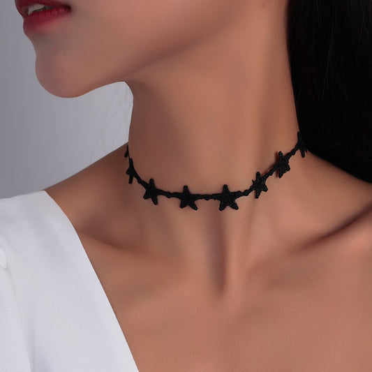 Choker necklace - stars