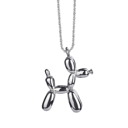 Necklace with a pendant in the shape of a dog