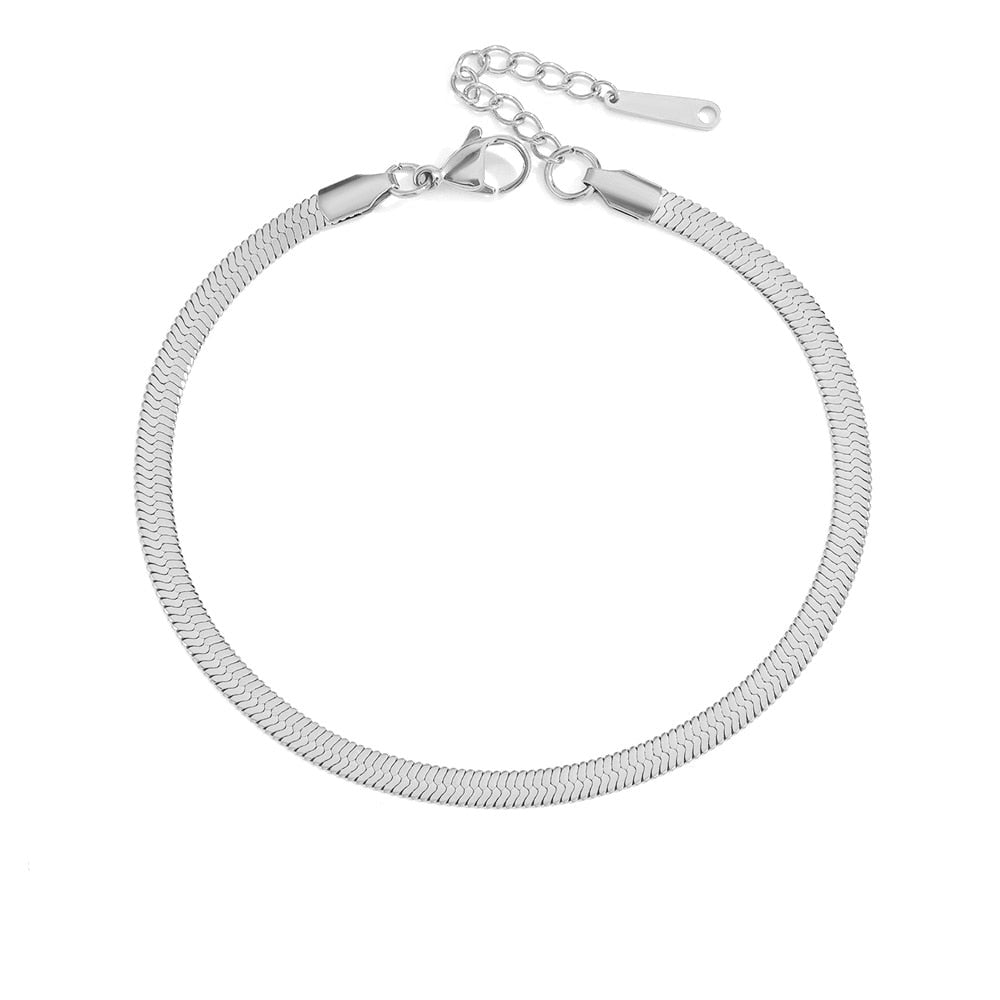 Minimalist ankle bracelet