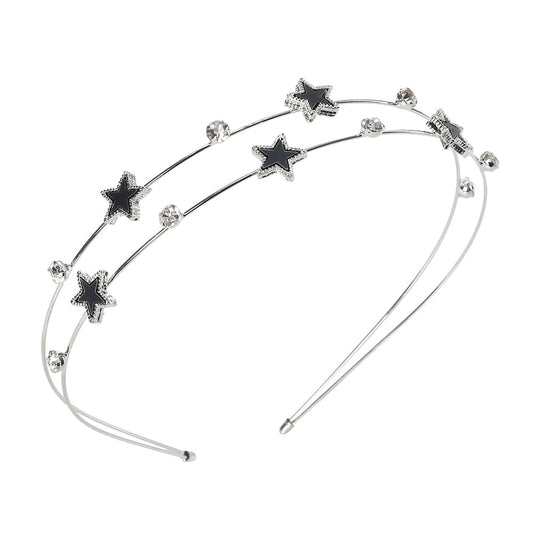 Hair band - stars with zircons