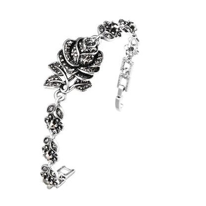 Rose motif bracelet